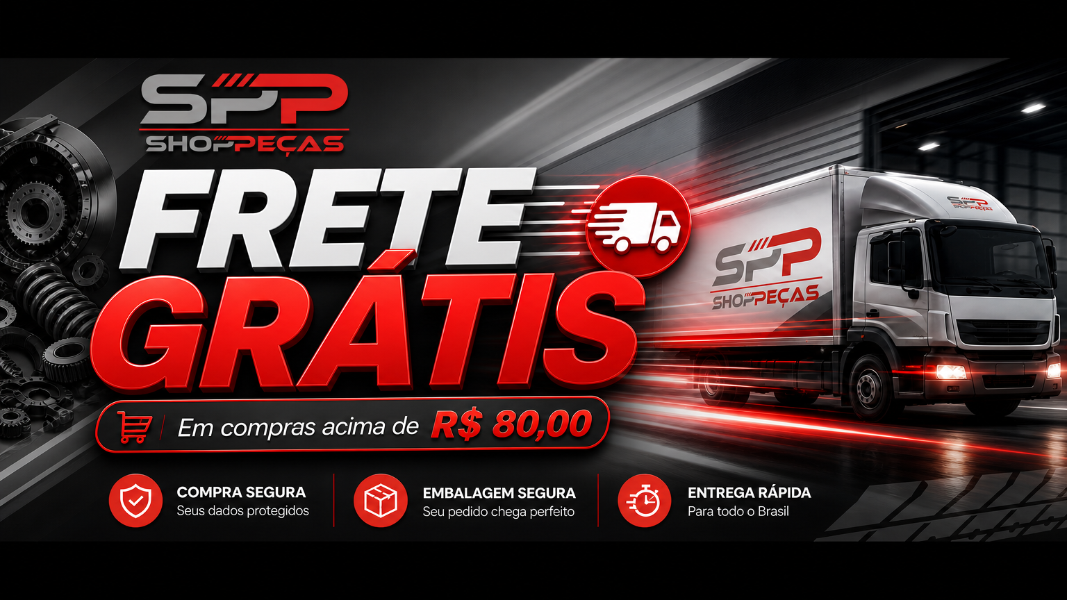 Frete Grátis - Compras Acima de 80,00