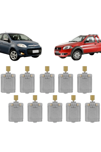 10 Motor Fechadura Trava Elétrica Porta Palio Siena Strada