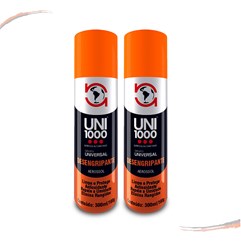 2 Spray Desengripante e Lubrificante Aerossol Uni1000 300ml
