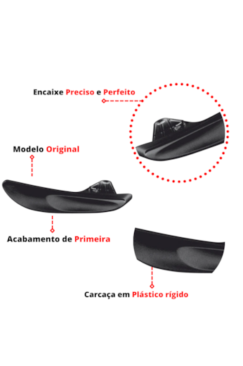 4 Gatilho Da Maçaneta Interna Puxador Novo Palio 2016 2017