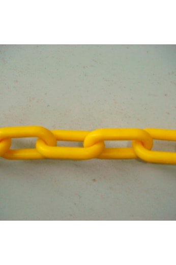 40 Metros Corrente Amarela Elo Pequeno Sinalização