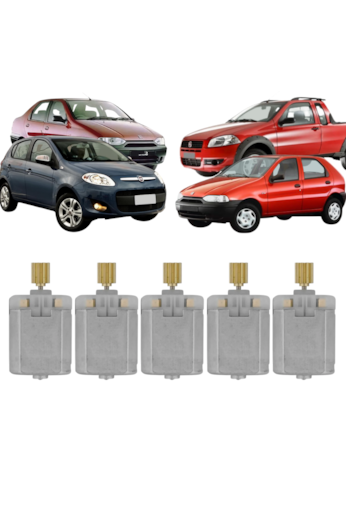 5 Motor Fechadura Trava Elétrica Porta Palio Weekend Siena