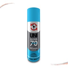 Álcool 70 Spray Higienizador Bactericida Uni1000 300 ML
