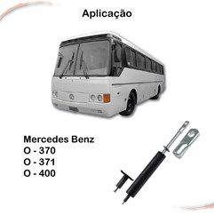 Amortecedor Mola Gás Banco/tampa Motor Mercedes Ônibus O-370