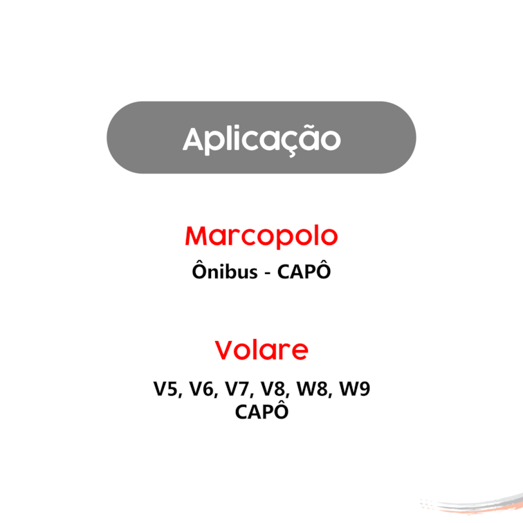 Amortecedor Mola Gás Capô Ônibus Marcopolo Volare