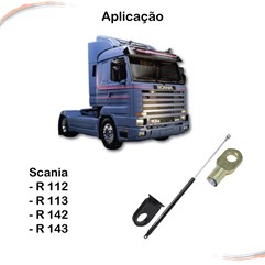 Amortecedor Mola Gás Capô Scania R113 68,5 cm