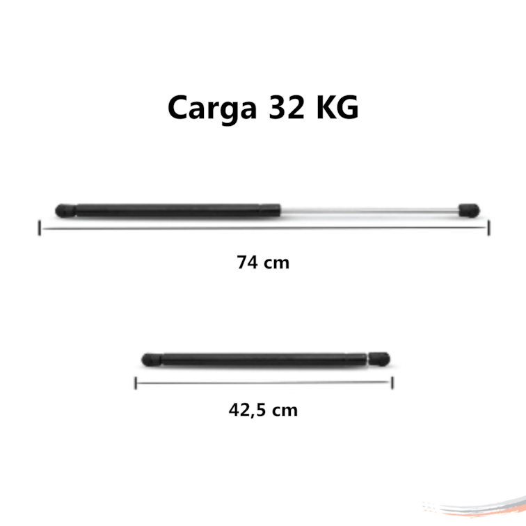 Amortecedor Mola Gás Capô Volkswagen Variant G7 11 A 15