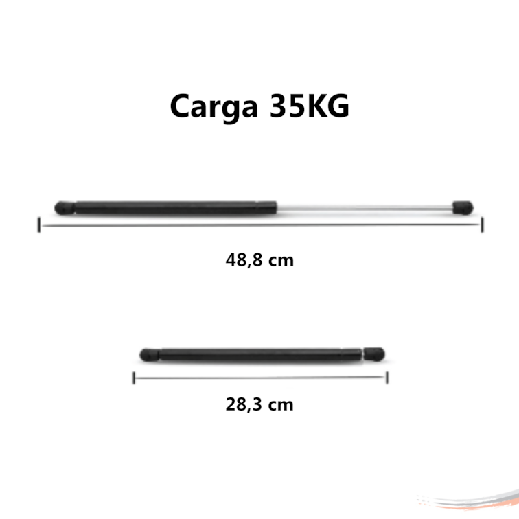 Amortecedor Mola Gás Tampa Porta-Malas Celta Corsa 02-12