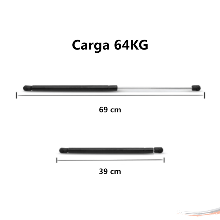 Amortecedor Mola Gás Tampa Porta-Malas Kangoo Após 00