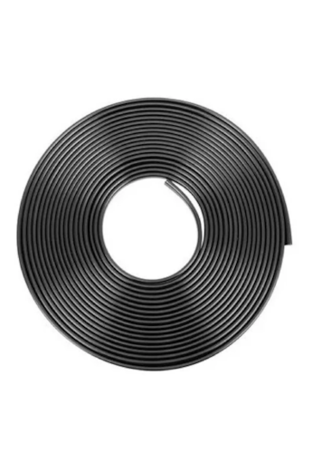 Borracha de Proteção de Portas Todos Carros 7X10mm Preta 5m