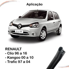 Borracha Porta Sem Aba Renault Clio 96 a 16 Rolo 25 mts