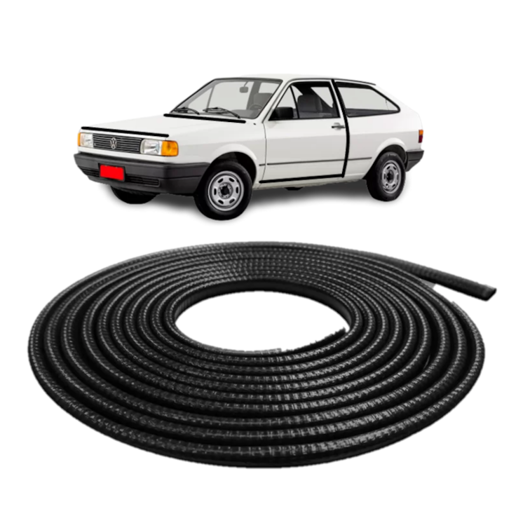 Borracha Protetor Borda Porta Gol Quadrado Couro Cobra 5M