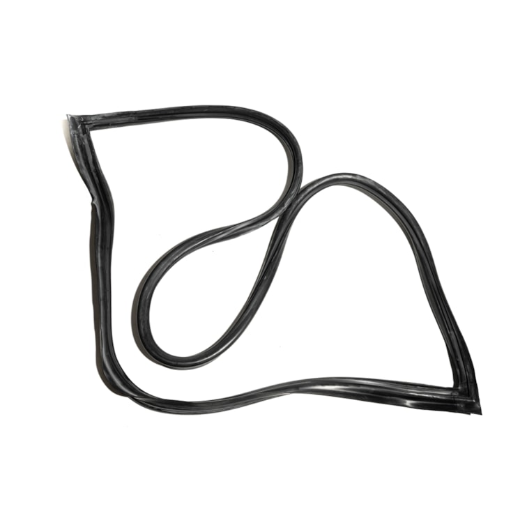 Borrachas Do Vigia C/rasgo P/friso Plast Corcel Ii Após 78