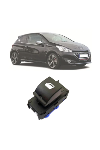 Botão Interruptor Do Vidro Elétrico Peugeot 208 Após 2013