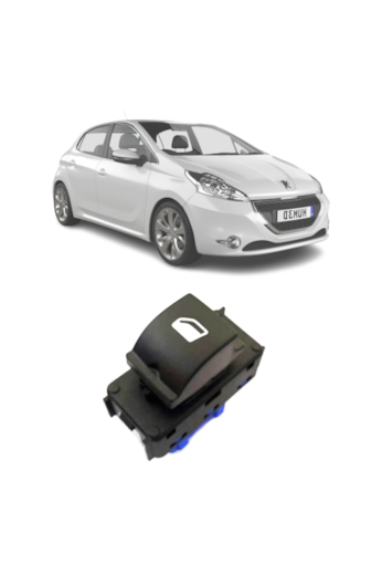 Botão Vidro Elétrico Interruptor P/ Peugeot 208 Após 2013