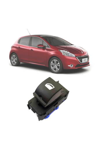 Botão Vidro Elétrico Tecla Acionadora Peugeot 208 Após 2013