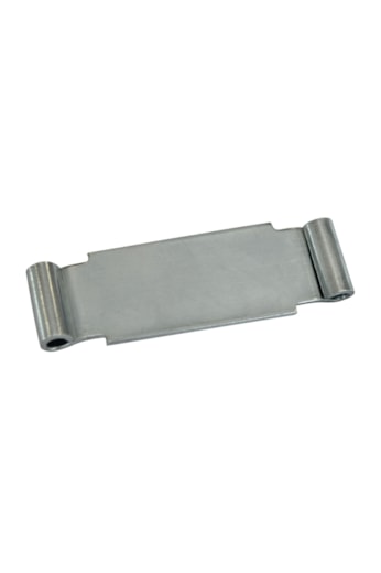 Chapa Mola Limitador Porta Tras (baú) Fiorino 85 A 13