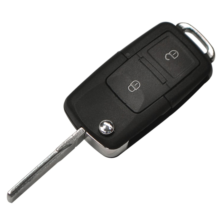 Chave Canivete Oca 2 Botões Passat Aloj P/ Transponder