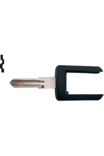 Chave Meriva 03 A 12 Com Alojamento Para Transponder