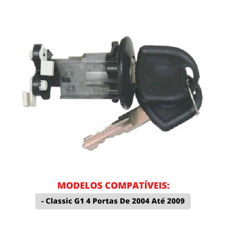 Cilindro Miolo Porta-Malas C/ Chave Classic G1 2004 Até 2009