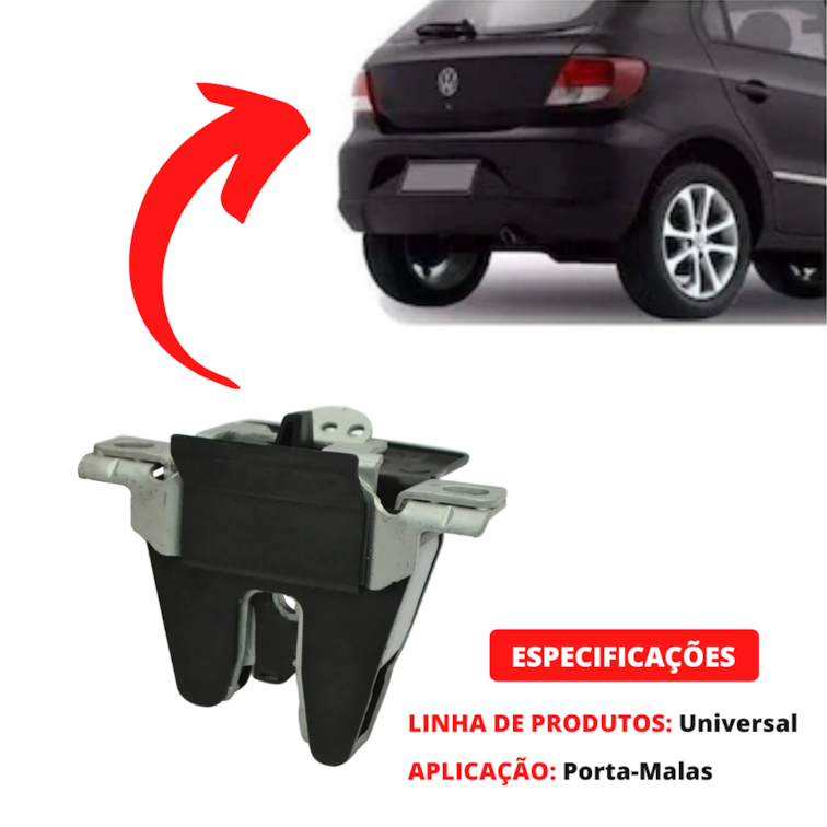 Fechadura De Porta-Malas Interna Gol G6 4 Portas Após 2012
