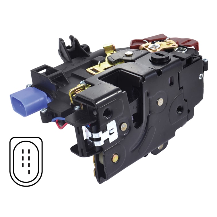 Fechadura Elétrica Porta Tras Esq Jetta 2006-2011