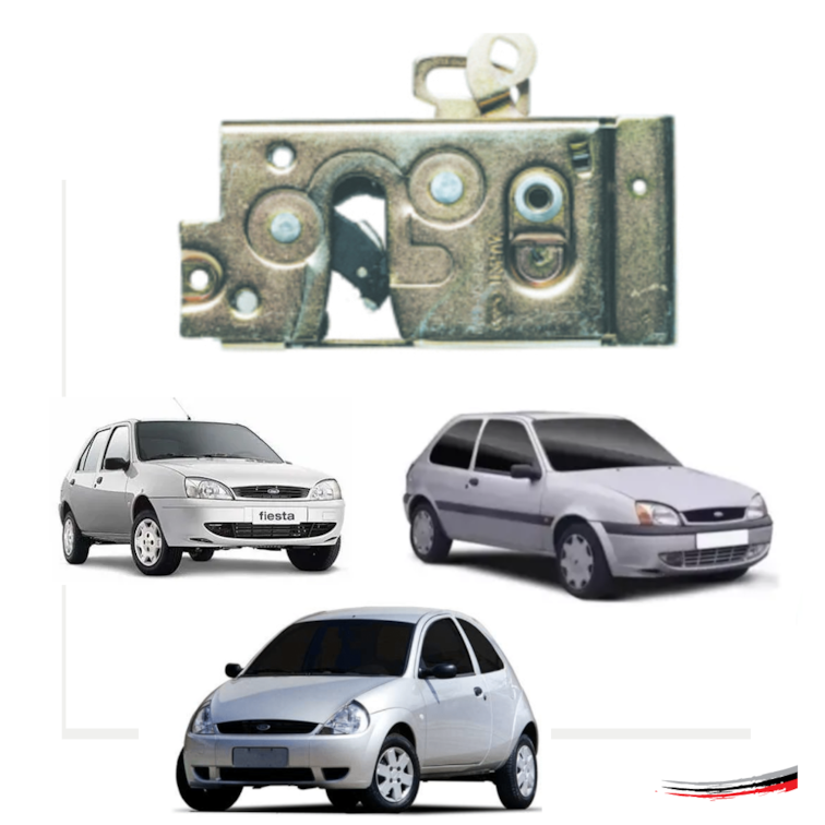 Fechadura Porta Dianteira Esquerda Fiesta 96-06 Ka 97-07