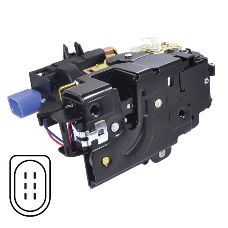 Fechadura Porta Tras Lado Esquerdo Polo Hatch