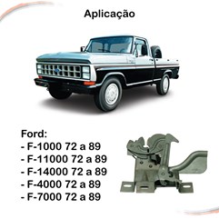 Fechadura Superior Capô Ford F-1000 F-4000 F-14000 72 a 89