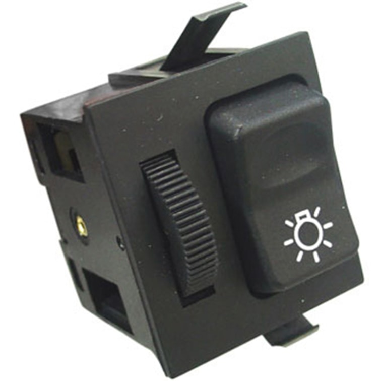 Interruptor De Luz Com Reostato 12v Mercedes Ônibus