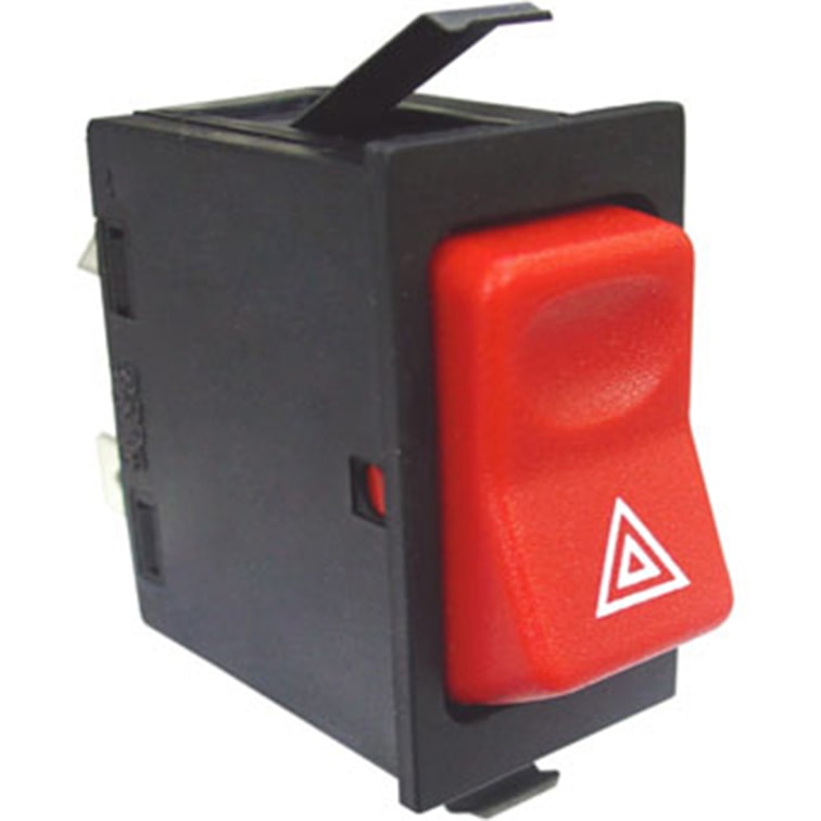 Interruptor Luz Emergência 12v Mercedes Caminhões Após 97