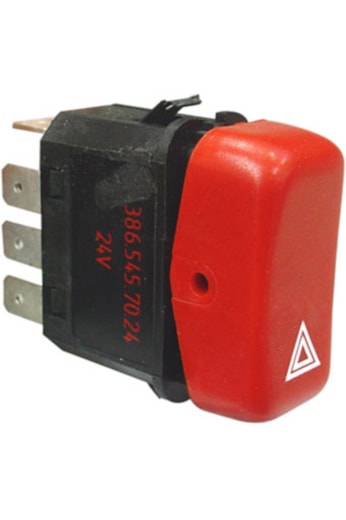 Interruptor Luz Emergência 24v Mercedes Ônibus Após 88