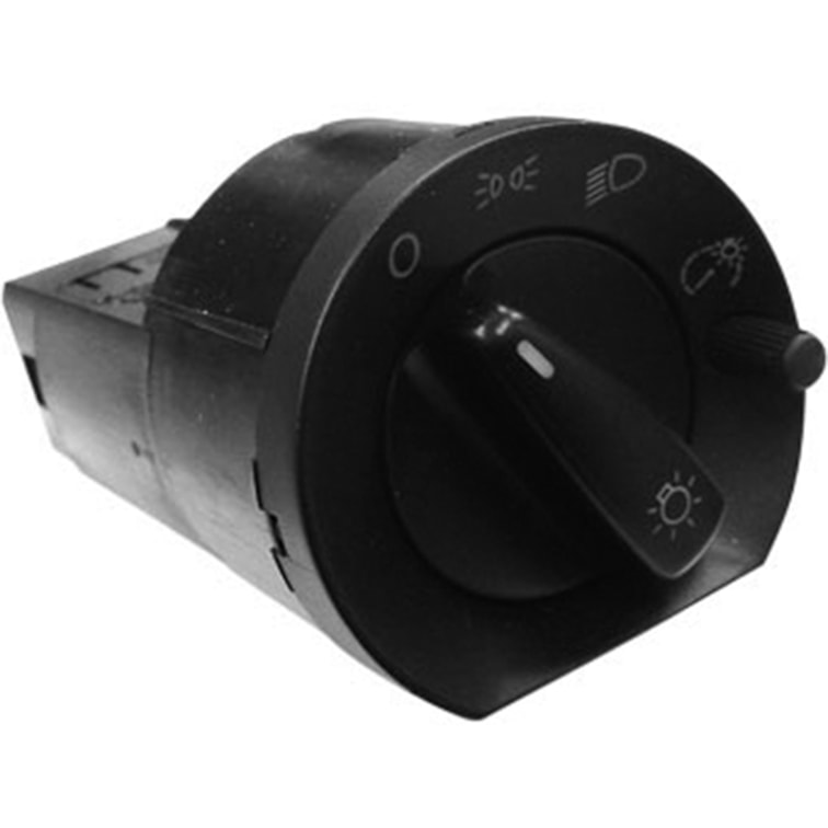 Interruptor Rotativo Luzes Com Reostato (verde) Santana