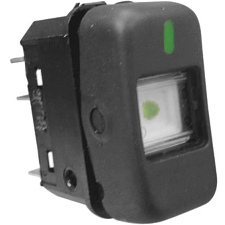 Interruptor Tecla 12v Preta Mercedes Caminhões Após 88