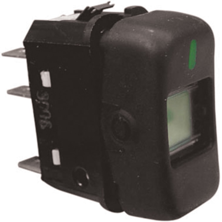 Interruptor Tecla 24v Preta Mercedes Caminhões Após 88