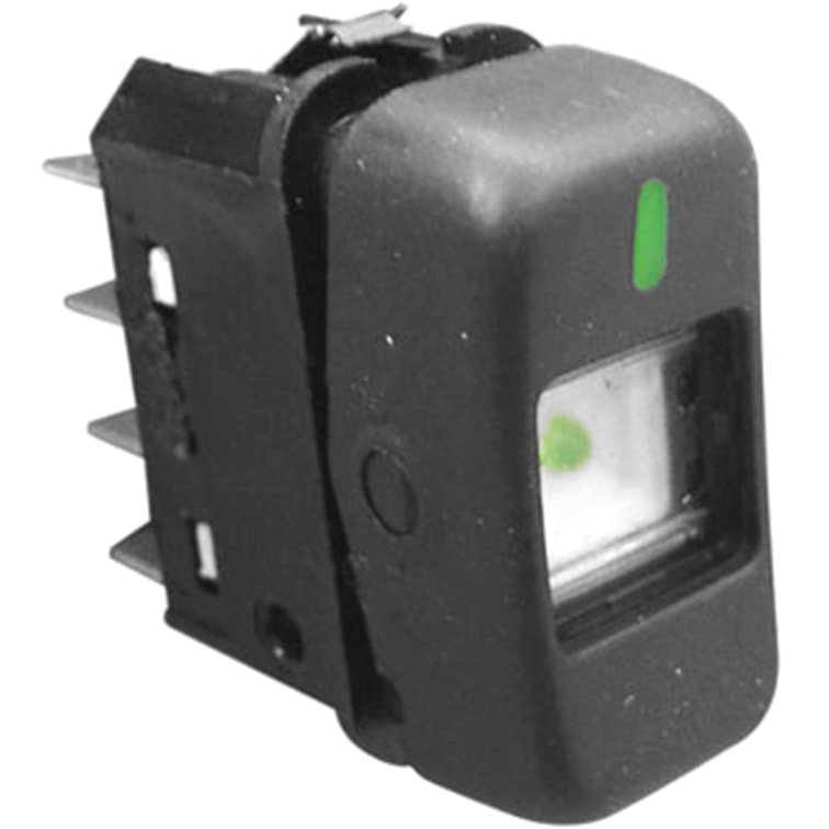 Interruptor Tecla (24v) Preta Mercedes Ônibus Após 88