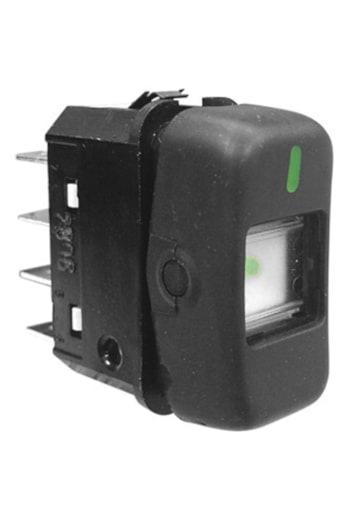 Interruptor Tecla Dupla 12v Com Retorno Marcopolo Ônibus Gv