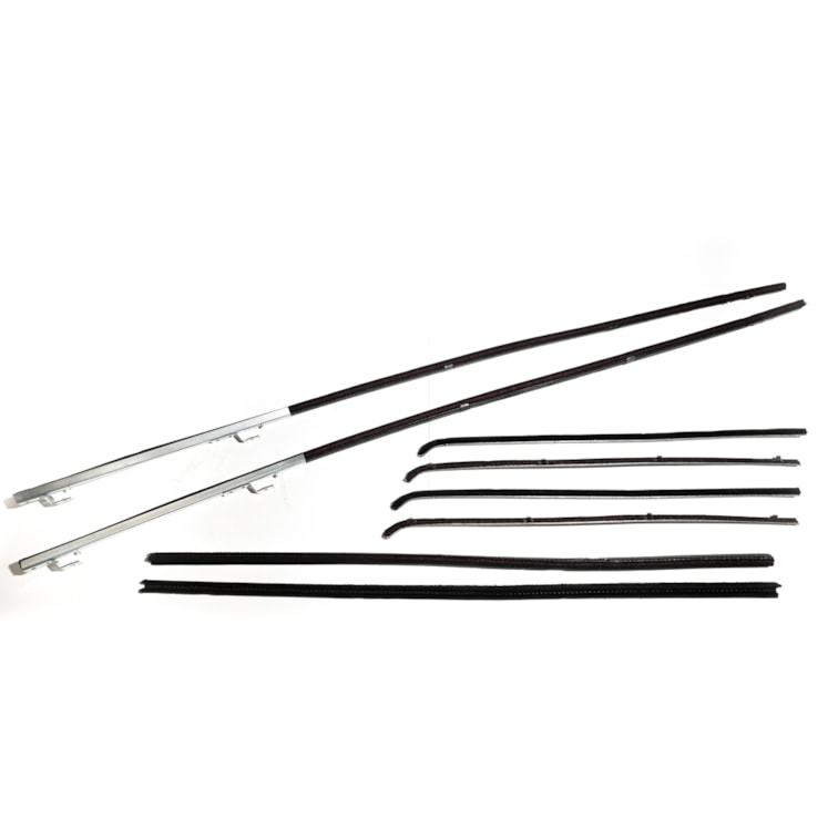 Jogo De Canaletas C/pestana Porta Tras Veraneio 64 A 84