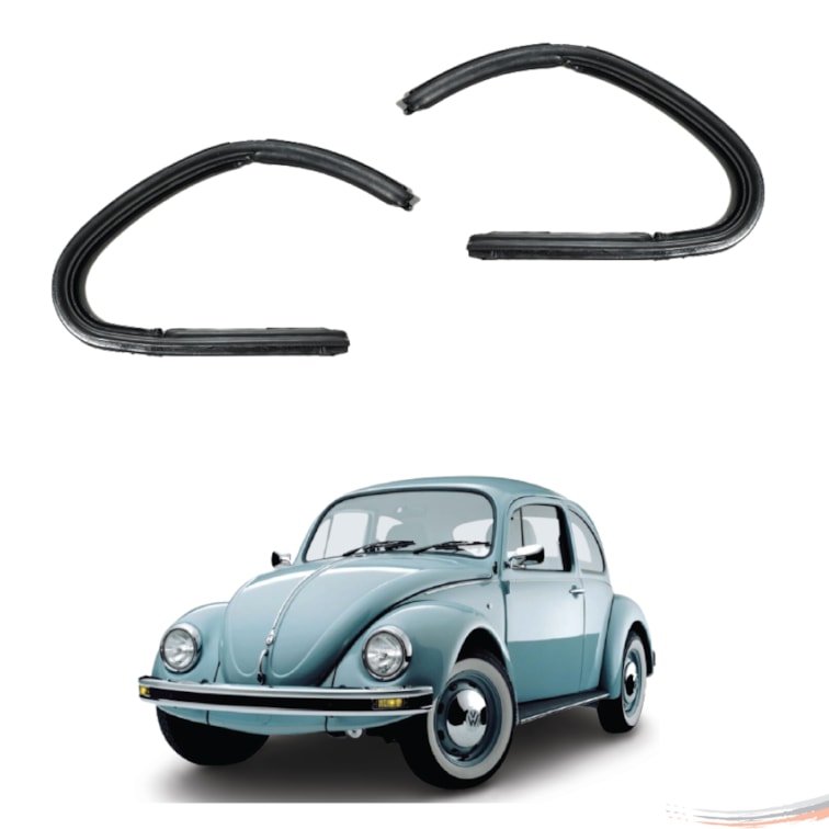 Jogo Par de Borrachas do Quebra-Vento Fusca 1959 a 1996