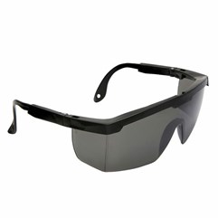 Kit 10 óculos Protetor Epi Regulagem Resistente Incolor CA Cor: Fume