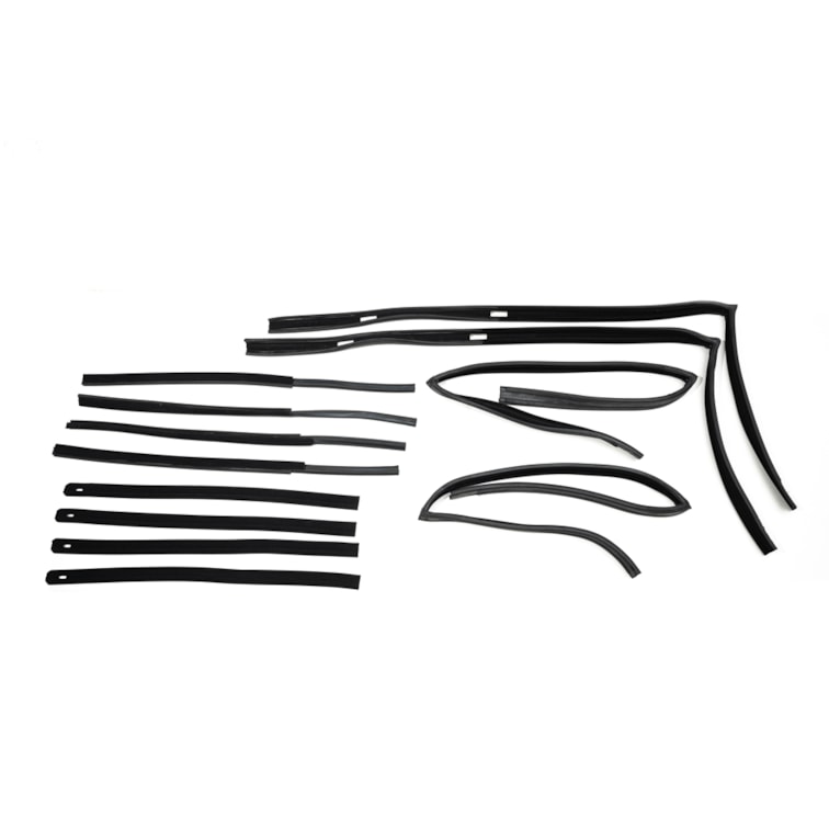 Kit 10pçs Canaletas C/pestana Pta Diant Tras Santana 84 A97