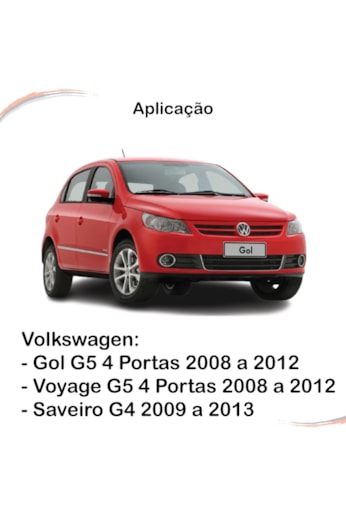 Kit 2 Fechaduras Elétricas Dianteiras Gol Voyage G5 08 a 12