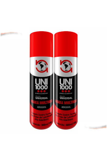 Kit 2 Graxa Spray Multiuso Lubrificante Alta Performance