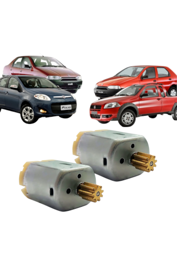 Kit 2 Motor Da Trava Elétrica Fechadura Palio Siena Strada