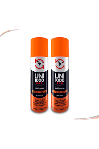 Kit 2 Uni1000 Desengripante 300 Ml Anticorrossivo Multiuso