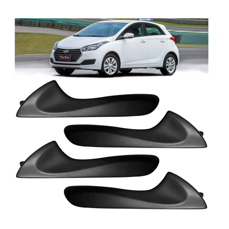 Kit 4 Gatilho Puxador Maçaneta Interna Hb20 Sedan 12 A 2019