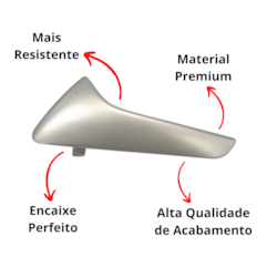 Kit 4 Maçaneta Interna Gatilho Puxador Fox 2017 2018 2019 20