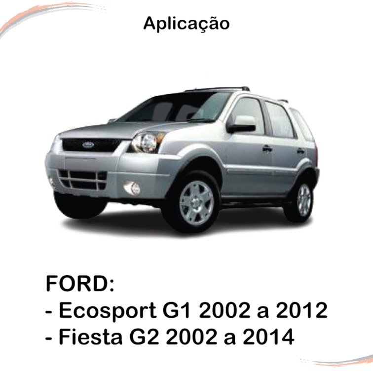 Kit 4 Maçanetas Extr Completo C/ Chave Ecosport G1 02 a 12