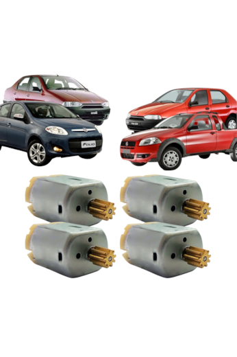 Kit 4 Motor Da Fechadura Trava Elétrica Strada Siena Palio