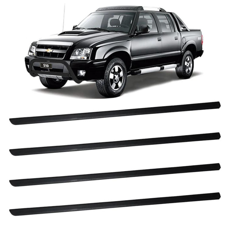 Kit 4 Pestanas Externas S10 Cabine Dupla De 95 a 11